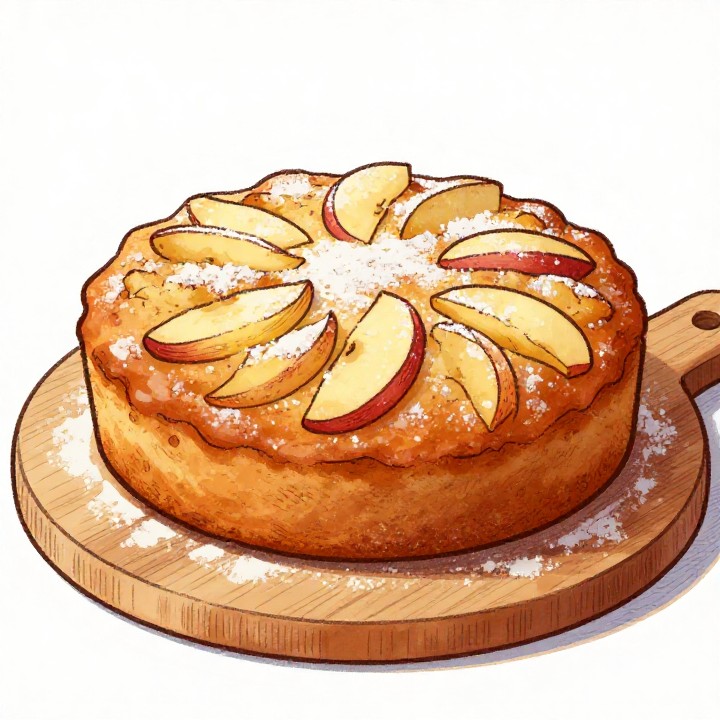 Saftiger High-Protein Apfelkuchen