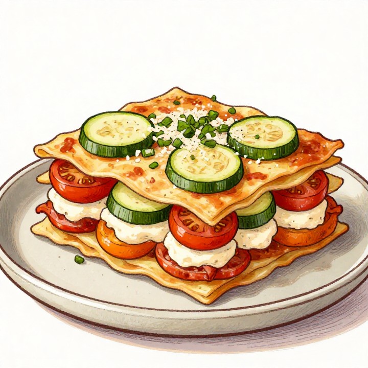 5-Zutaten-Sommerlasagne zum Abnehmen
