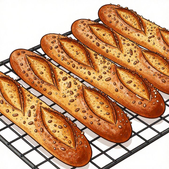 Dinkel Protein Stangen