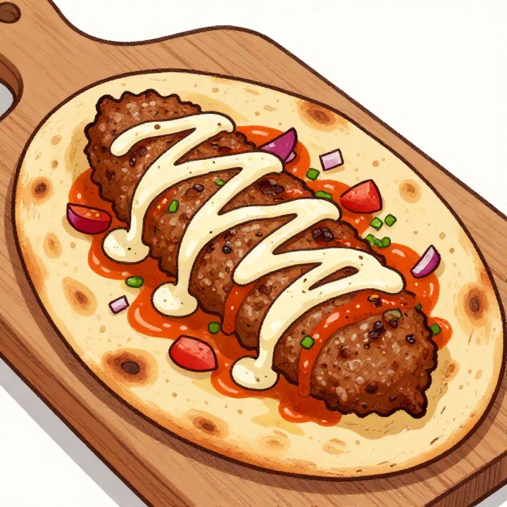 Kofta Kebab vom Blech