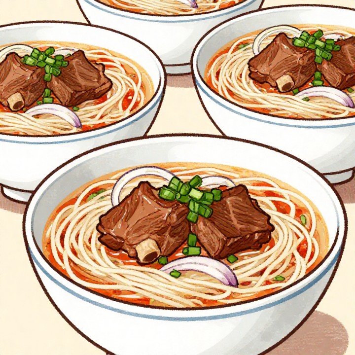 Phở mit Rinderrippchen nach Mamas Art
