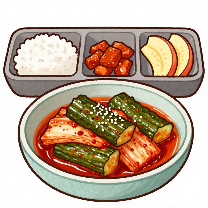 Koreanisches Gurken-Kimchi (Oi Kimchi)