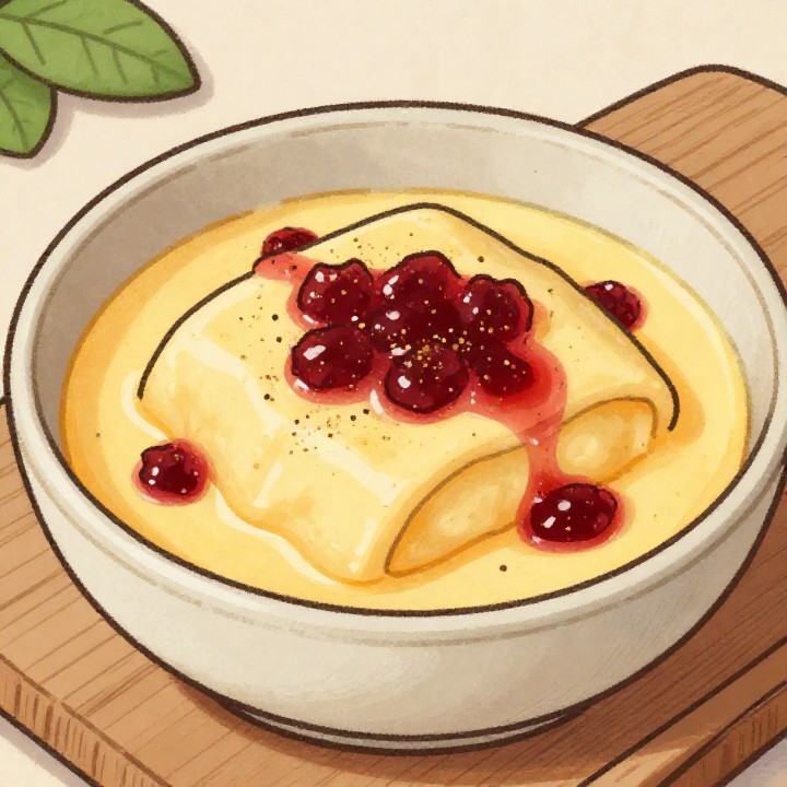 Germknödel-Frühstücksbowl