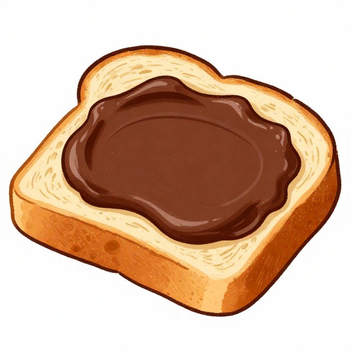 Karamellisierte Nutella Butter Buttella