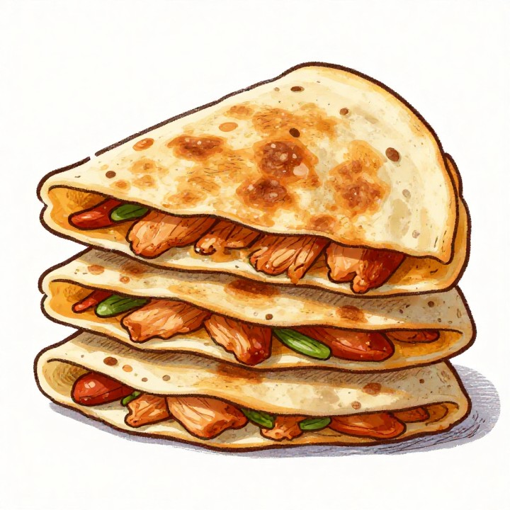 Honey Chipotle Chicken Quesadillas