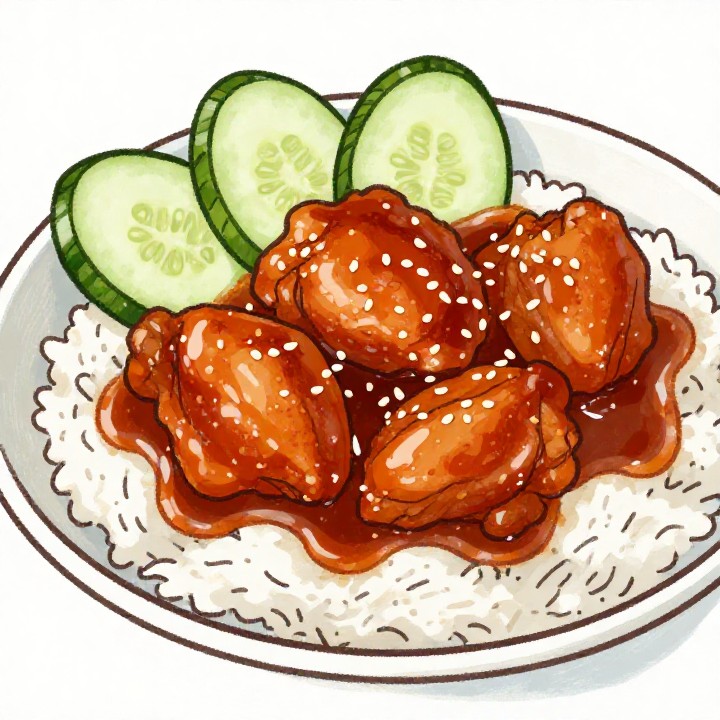 Low Calorie Honig-Ingwer-Hähnchen