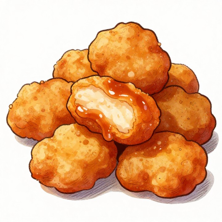 Selbstgemachte Chicken Nuggets wie vom Fast-Food-Riesen