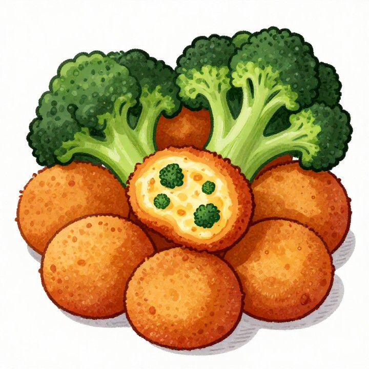 Cheesy Broccoli Bites