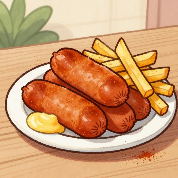Currywurst wie vom Lieblings-Imbiss