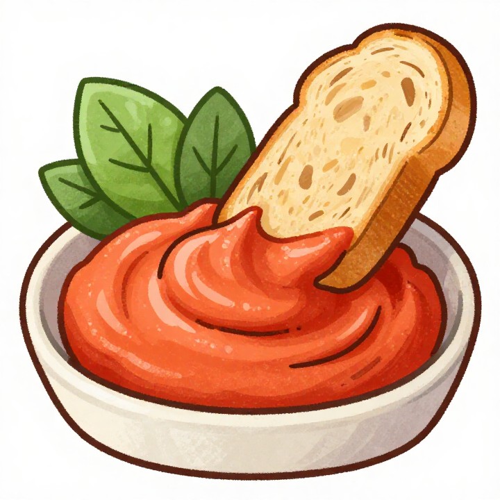 Harzer-Proteincreme mit Ajvar